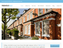 Tablet Screenshot of freehold-sale.co.uk